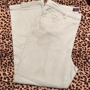 Gloria Vanderbilt Light Green Wide Leg Jeans